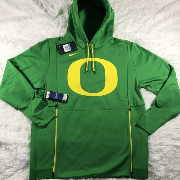 Nike | Shirts | Nike Oregon Ducks Therma On Field Sideline Hoodie | Poshmark